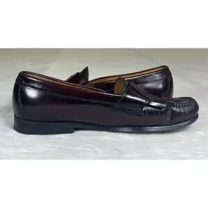 Cole Haan Buckle Leather Kiltie Tassel Slip On Loafer Shoes Mens 9D Burgundy Cole Haan | Shoes | Cole Haan Buckle Leather Kiltie Tassel  main image 2